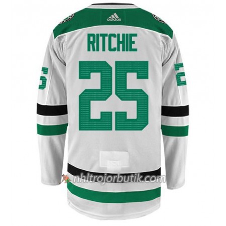 Män Ishockey Dallas Stars Tröja BRETT RITCHIE 25 Adidas Vit Authentic